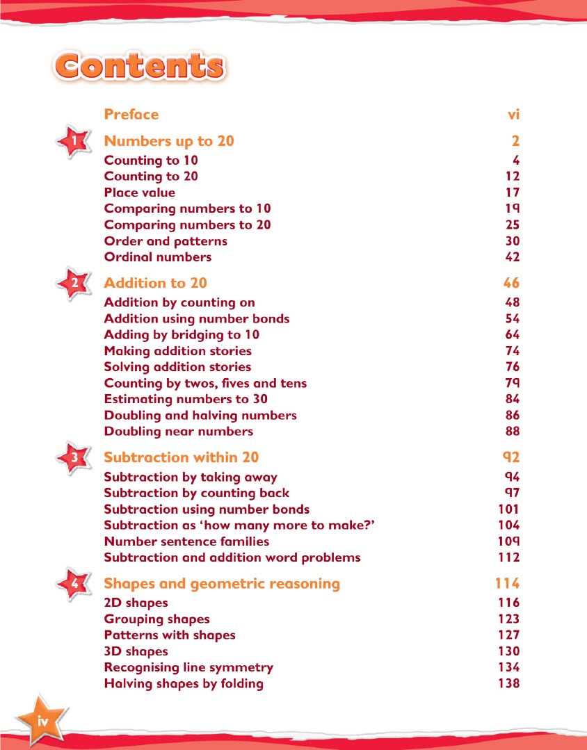 Sách Max Maths Primary 1 Student Book 1, A Singapore Approach