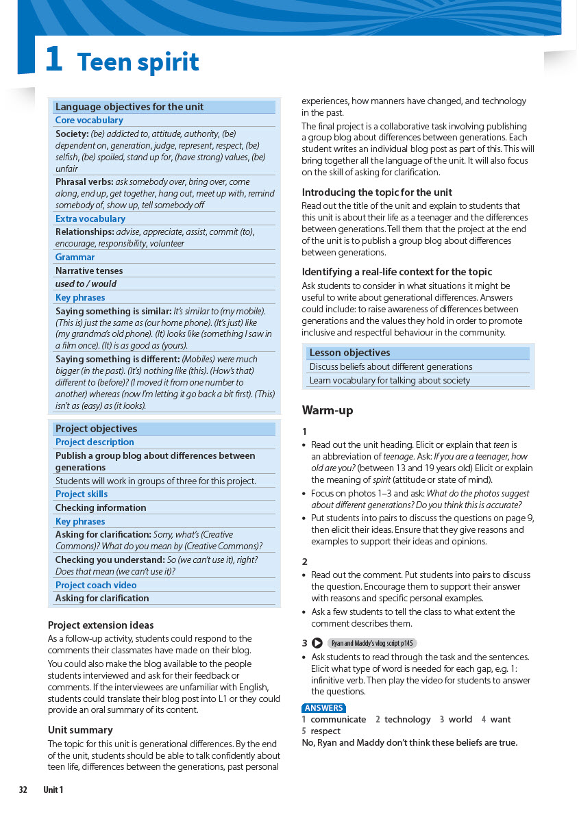 Sách Harmonize 4 Teacher’s Guide - Harmonize B1+