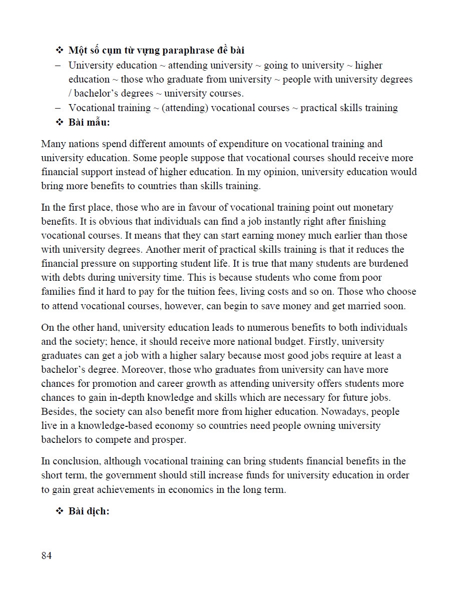 Sách Tài liệu ôn thi Vstep B1,B2,C1 - Writing