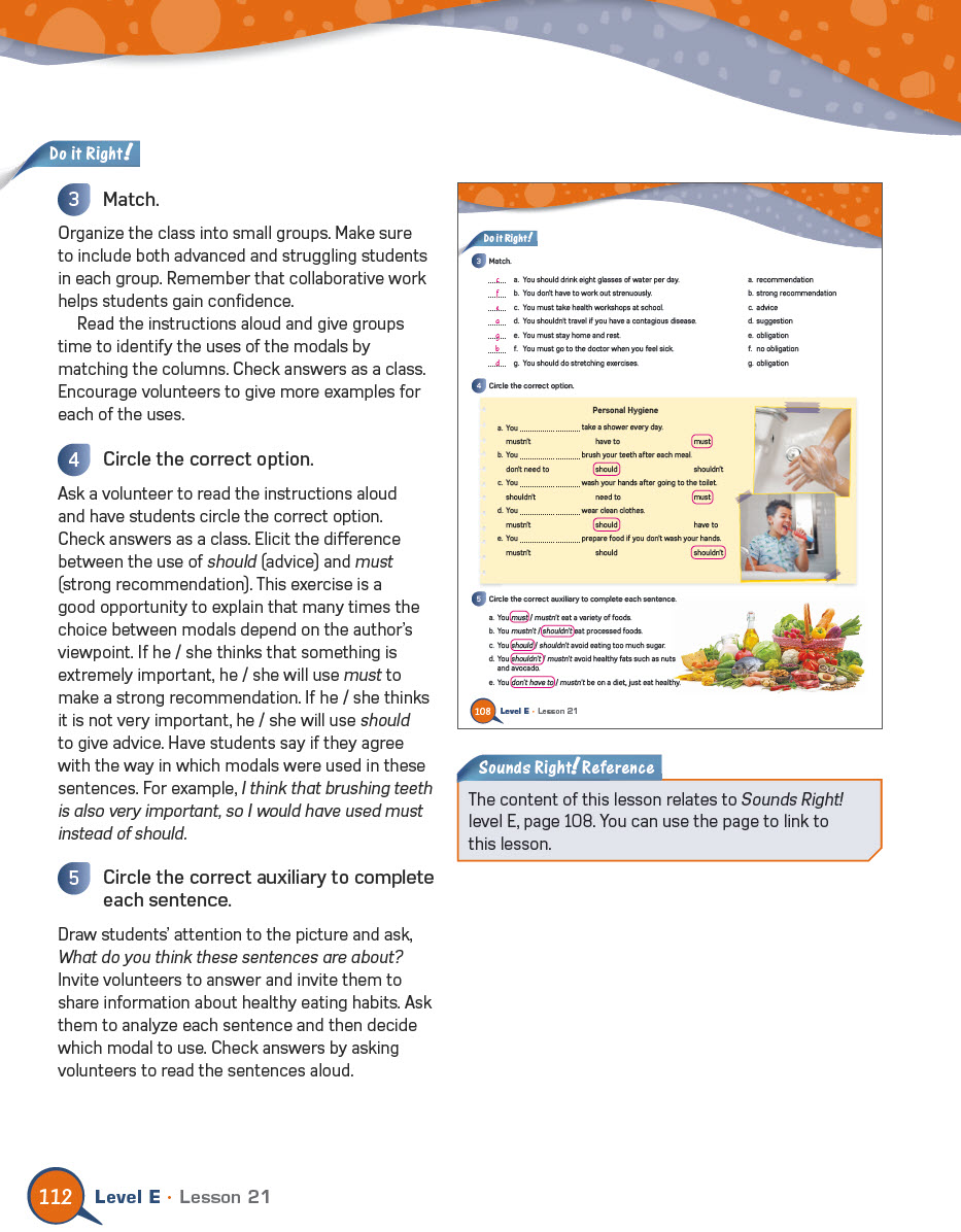 Sách Grammar Right Level E Teacher’s Guide + Tests + Resources