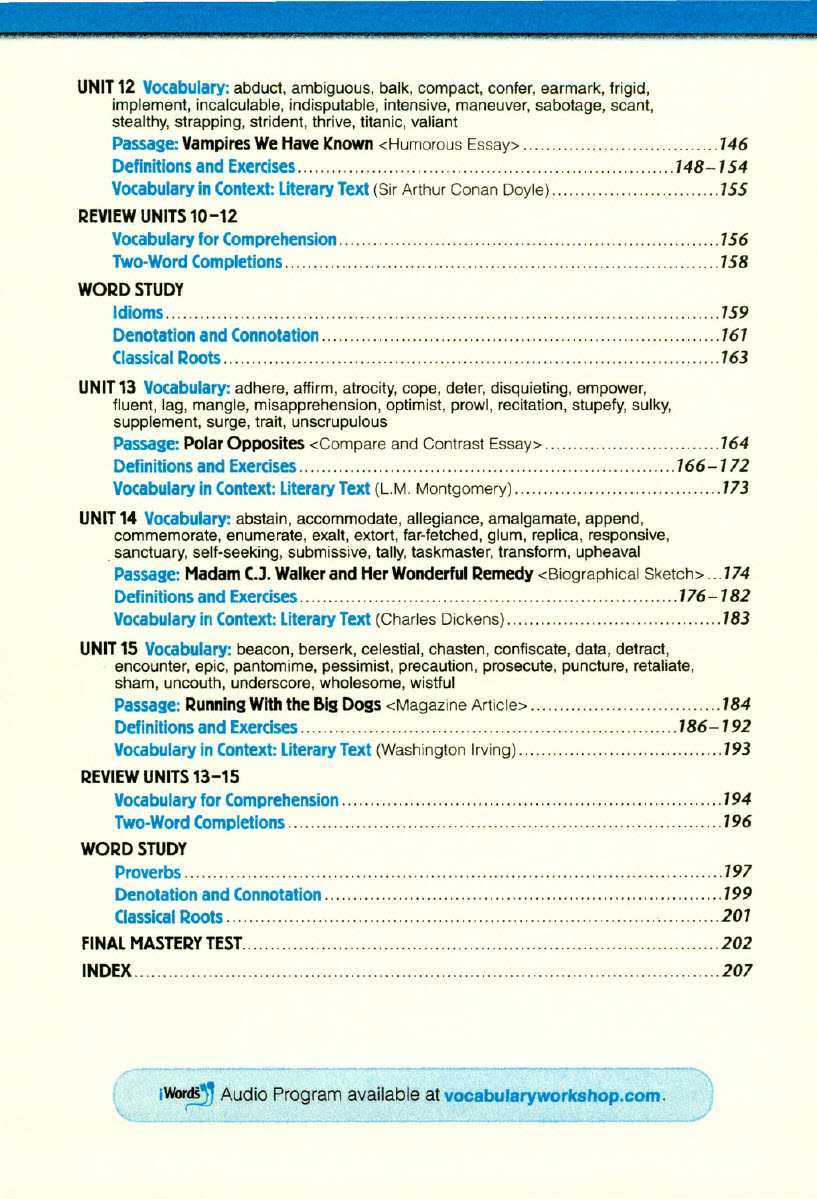 Sách Vocabulary Workshop Level A (Grade 6)