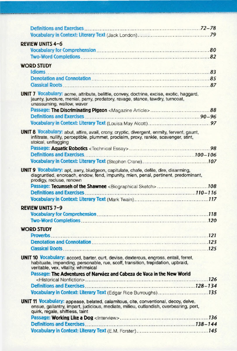 Sách Vocabulary Workshop Level C (Grade 8)