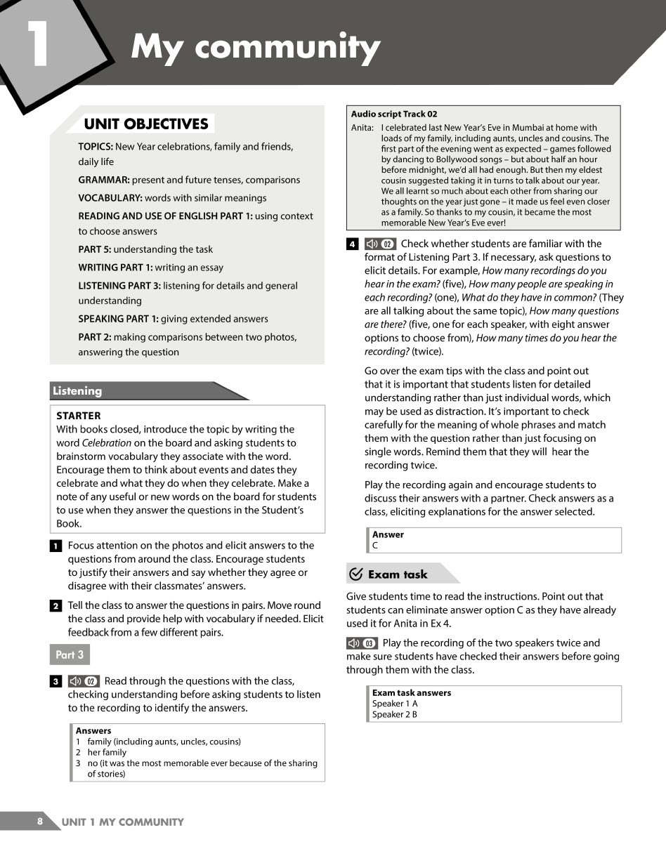 Sách Compact First for schools B2 Teacher’s Book