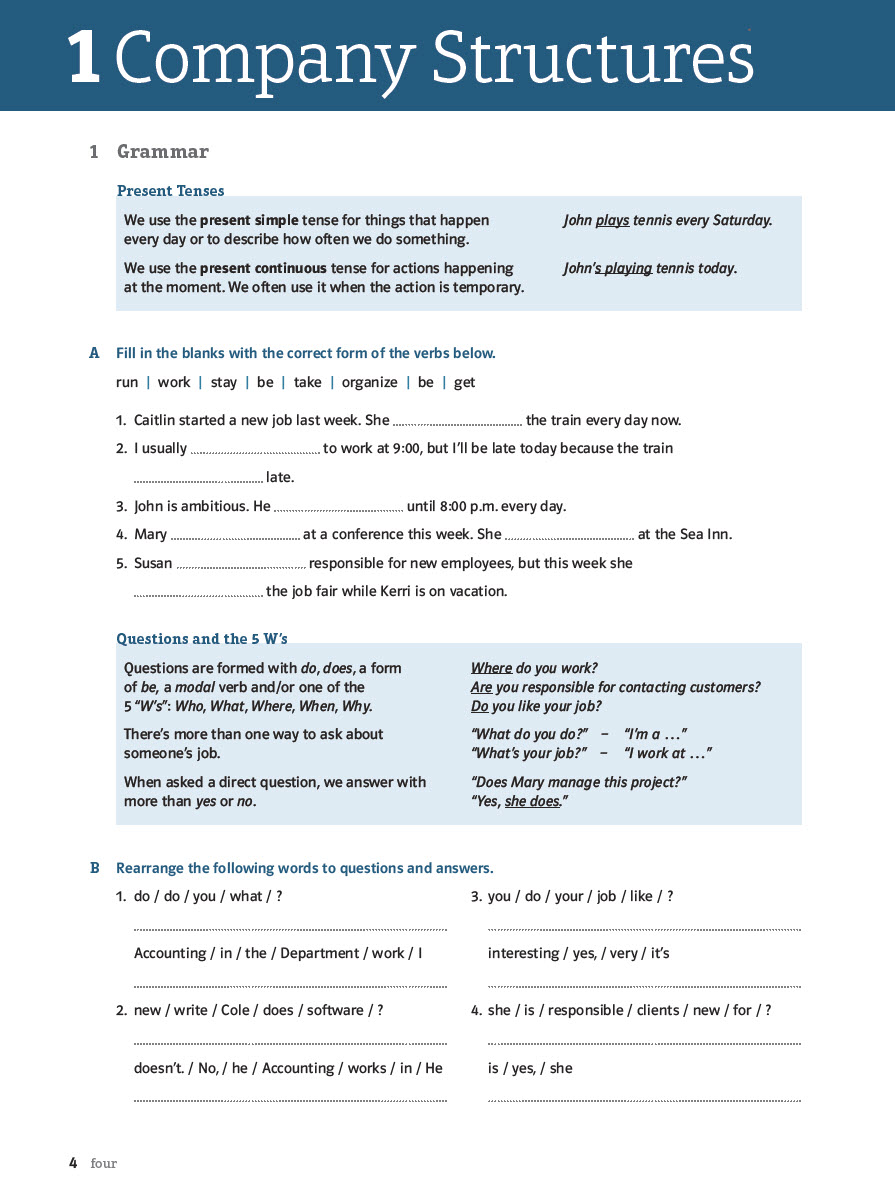 Sách Real Business English B1 Workook - 21st Century Skills At Work