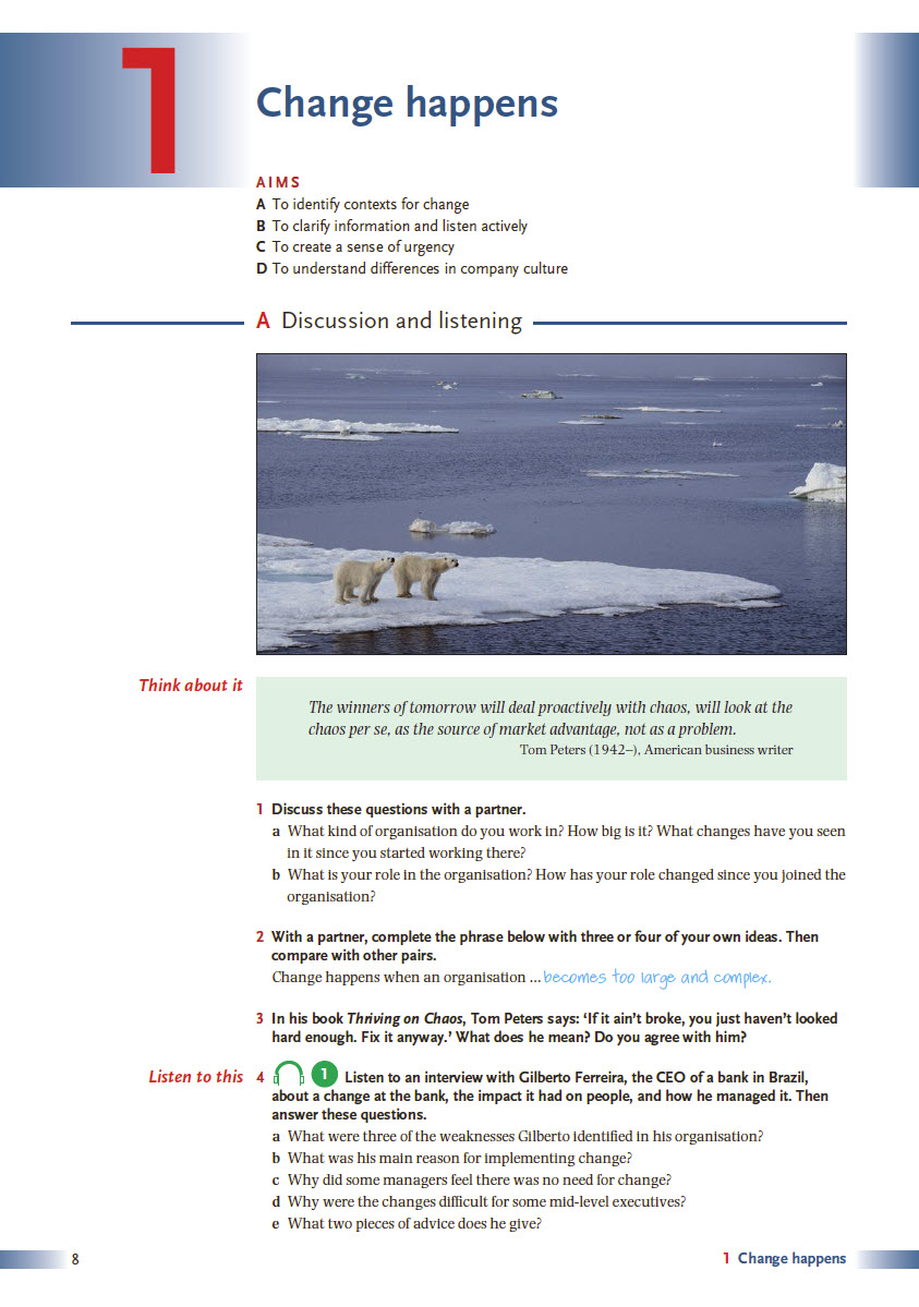 Sách Managing Change - International Management English Series, Fiona Mee