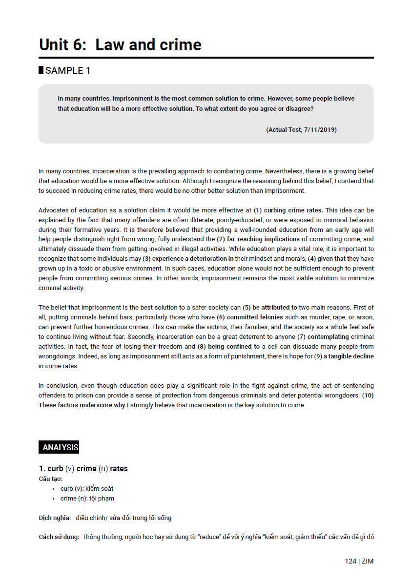 Sách Understanding Academic Words For Ielts Writing Task 2 - Zim Academy