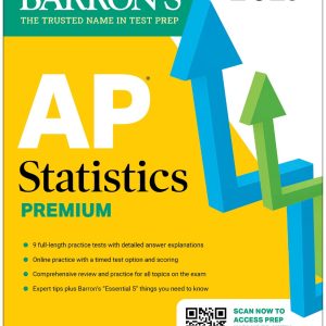 Sách Barron’s AP Statistics Premium 2025 - Martin Sternstein