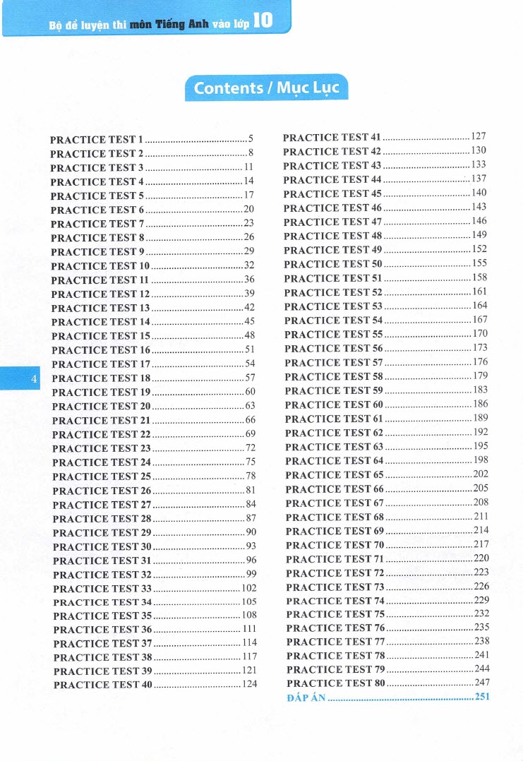 Bộ đề luyện thi môn tiếng Anh
