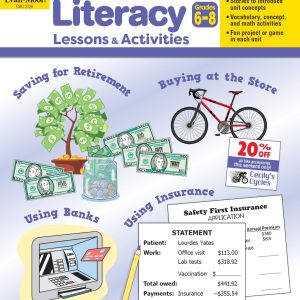 Sách Financial Literacy Lessons and Activities, Grade 6-8