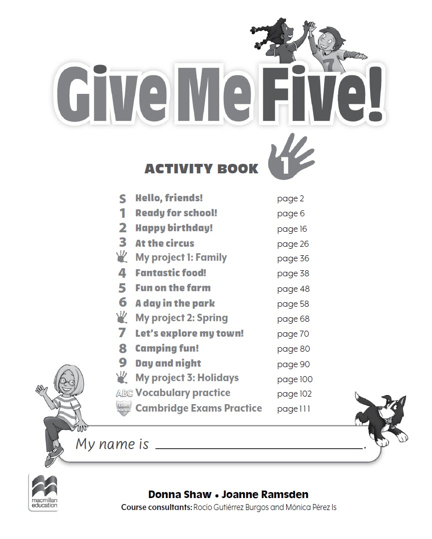 Sách Give Me Five 1 Activity Book - Donna Shaw, Joanne Ramsden