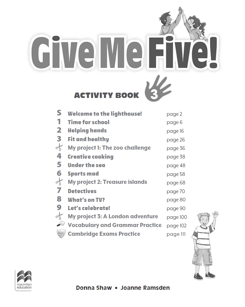 Sách Give Me Five 3 Activity Book - Joanne Ramsden, Donna Shaw
