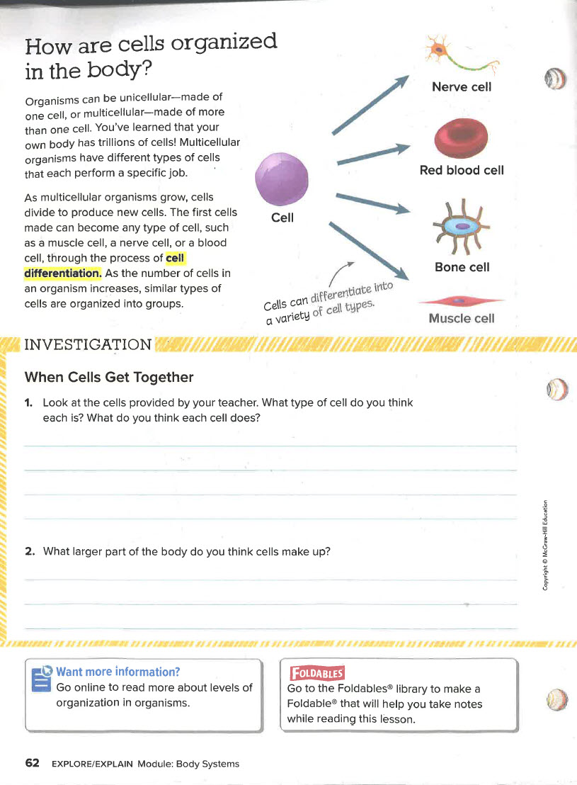 Sách Inspire Science Life Structure and Function, Grade 6 Unit 1