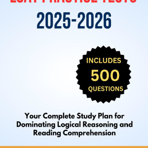 Sách LSAT Practice Tests 2025 - 2026 Includes 500 Questions, Merrill Edgar Rotich