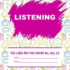 Sách Tài liệu ôn thi Vstep B1,B2,C1 - Listening PDF