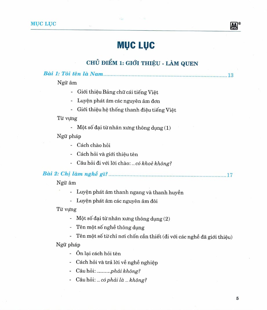 Sách Tiếng Việt cơ sở