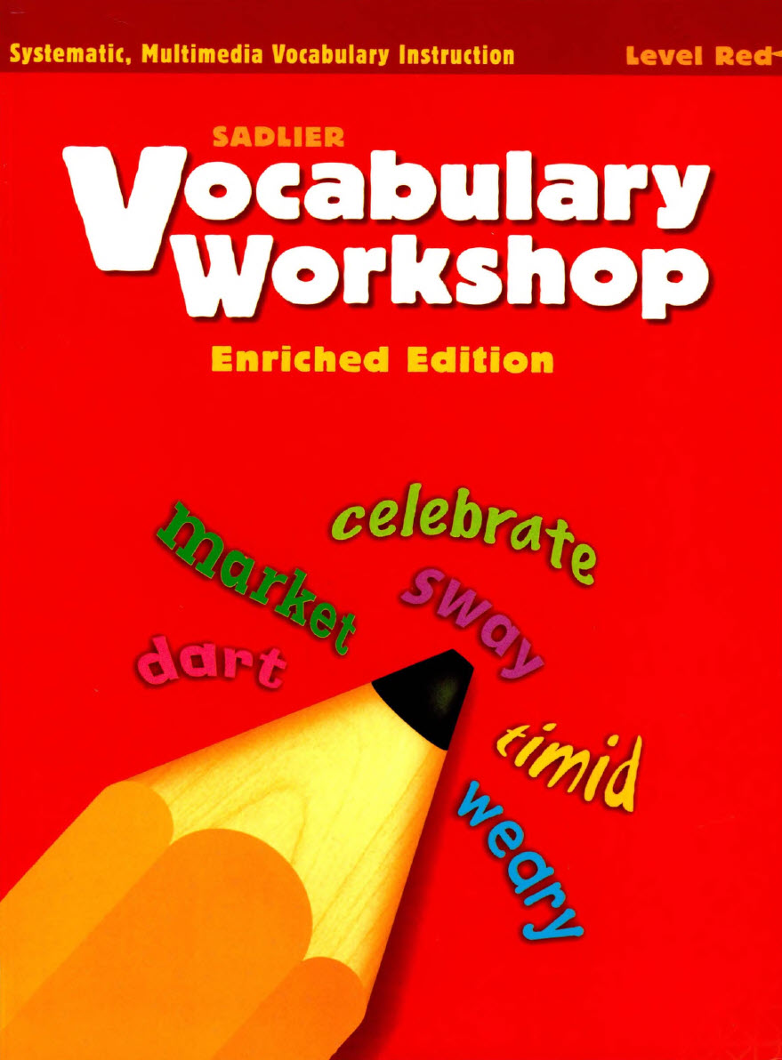 Sách Vocabulary Workshop Level Red - Enriched edition