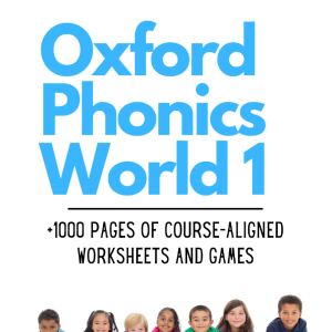 Sách Oxford Phonics World Worksheet 1 - 1000 Pages Off Course-aligned Worksheets And Games