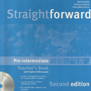 Sách Straightforward Pre-Intermediate Teacher’s Book Second Edition - Level B1, Jim Scrivener