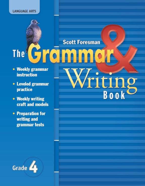 Sách The Grammar and Writing Book Grade 4 - Language Arts, Scott Foresman