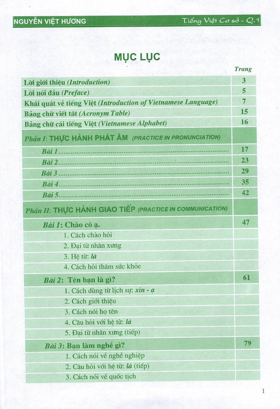 Sách Tiếng Việt Cơ Sở Dành Cho Người Nước
